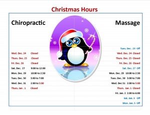 Christmas schedule 2014
