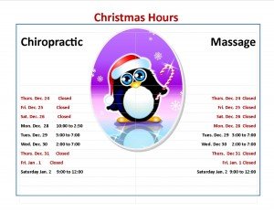 Christmas Schedule 2015